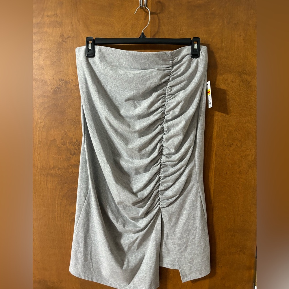 Grey maxi skirt